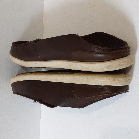 Olukai Nalukai Loafers Slip-On men\'s brown leather size 11.5us